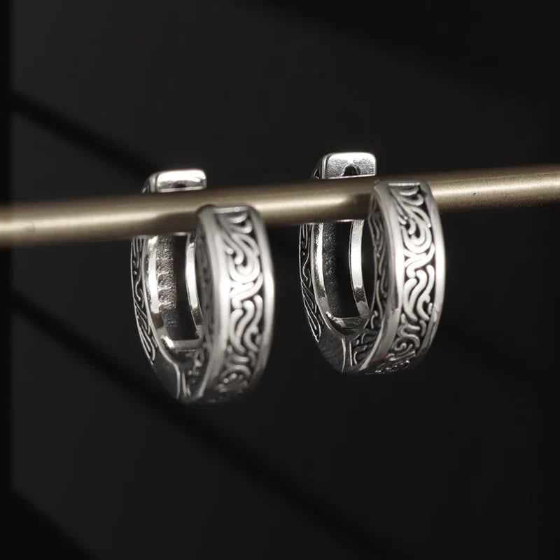 Nordic Viking Creole Earrings