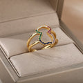 7 Chakras Ring Women's Signet
