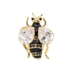 Black bee ring for women