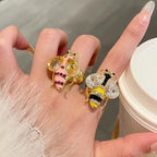 Pink bee ring for women