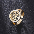 Life Ring Ring for Women Gold