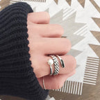 Silver Plated Ring with Pearl
