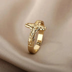 Christian Jesus Ring Band for Women