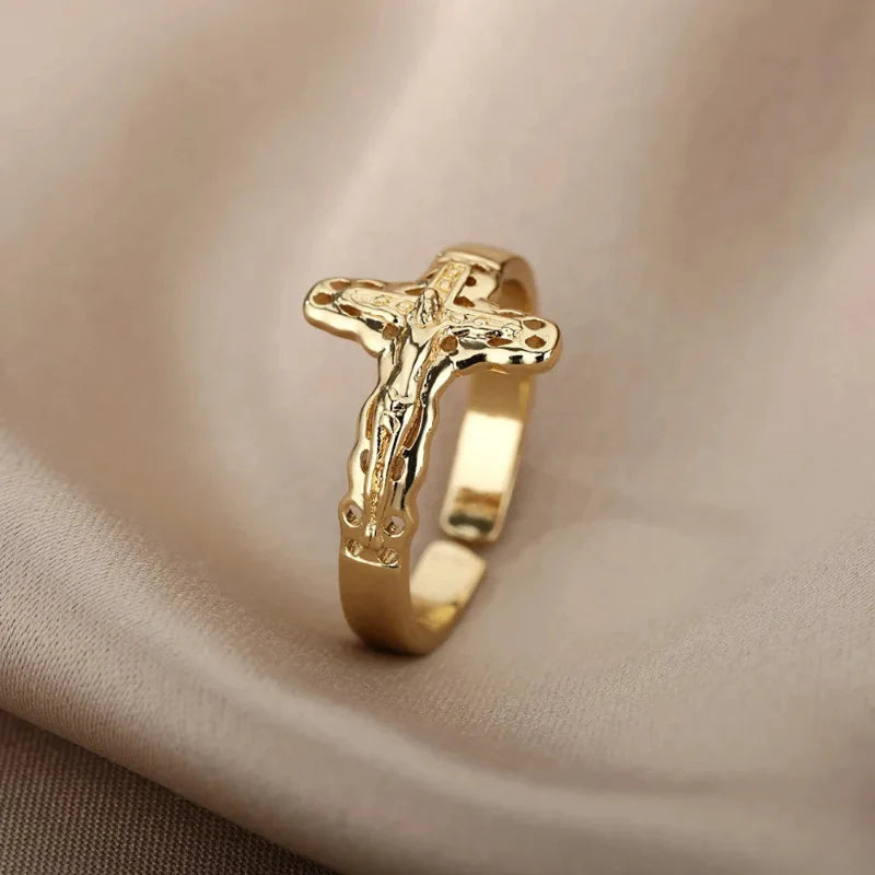 Christian Jesus Ring Band for Women