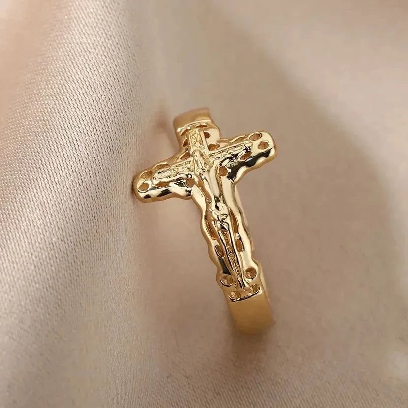 Christian Jesus Ring Band for Women