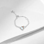Ring Band for Women's Fertility Moonstone