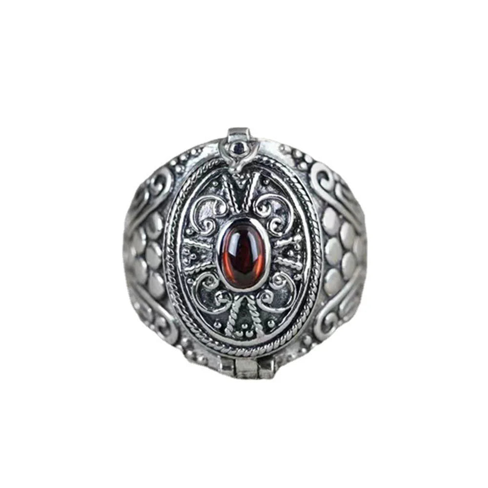 Ethnic Style Ring Band with Opening