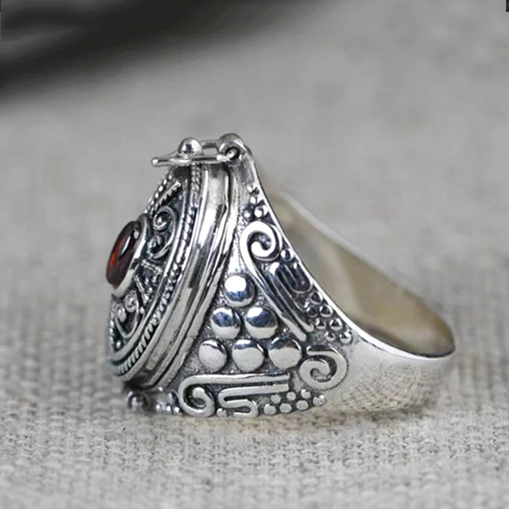 Ethnic Style Ring Band with Opening