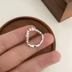 Elegant Pearl Ring Band