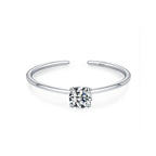 Colored Zircon Birthstone Ring Band