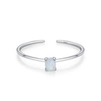 Colored Zircon Birthstone Ring Band
