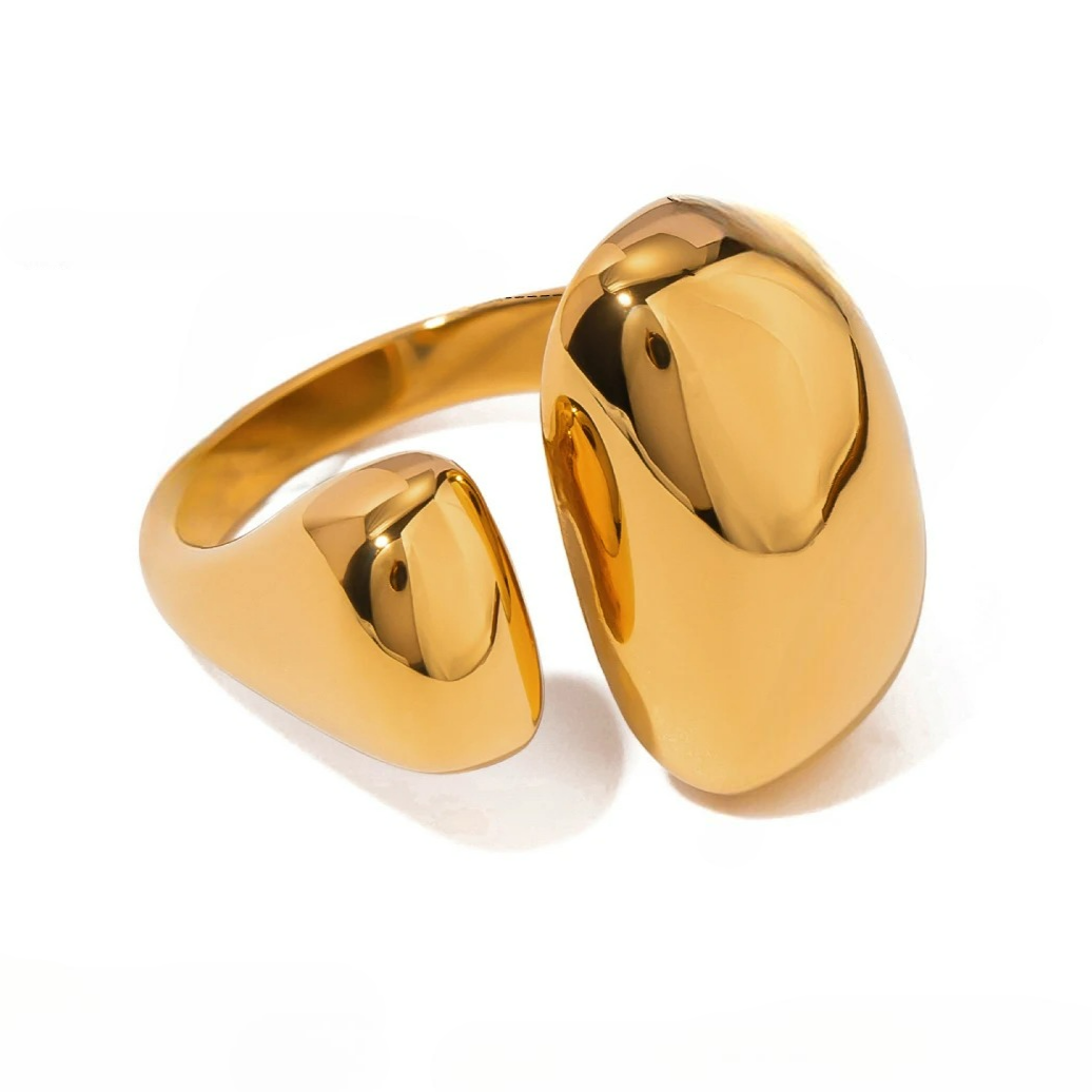 Double Water Drop Ring Band