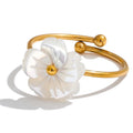 Daisy Flower Ring Band