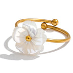 Daisy Flower Ring Band