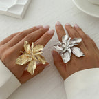 Ring Large Silver Flower Ring
