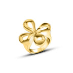 Ring Band Large Flower Vintage Style