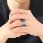 Men's Metatron Cube Ring Silver