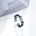 Black Paw Ring Band