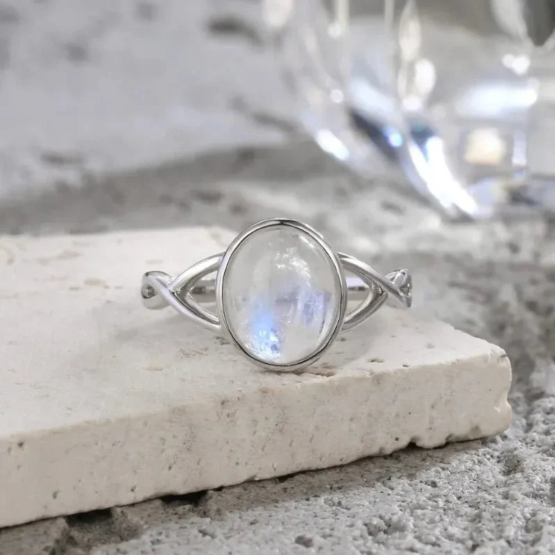 Moonstone Fertility Ring Band
