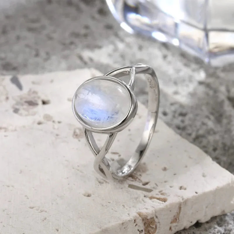 Moonstone Fertility Ring Band