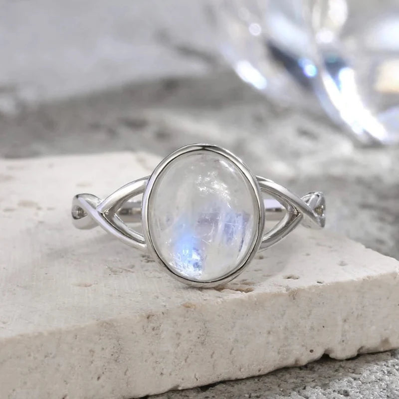 Moonstone Fertility Ring Band