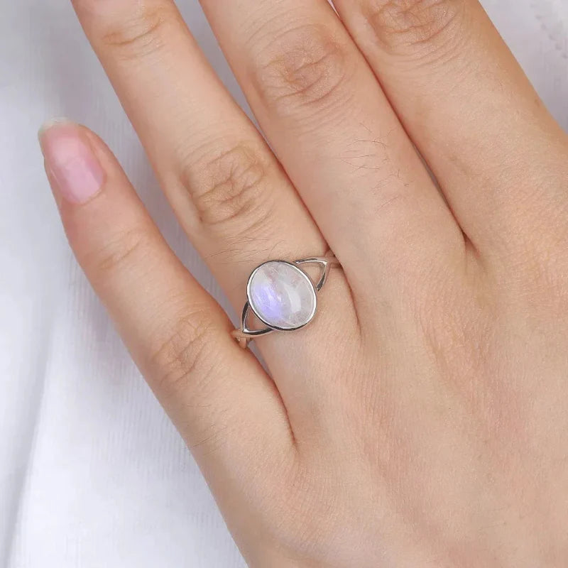 Moonstone Fertility Ring Band