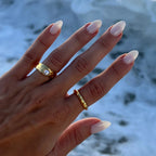 Ring Band for Women with Pearl