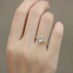 Ring Band for Women Moonstone