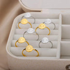 Women's Sun Ring Silver