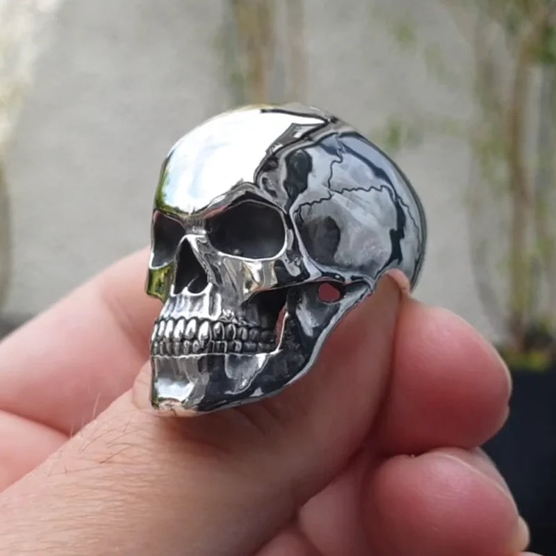 Gothic Skull Ring Band