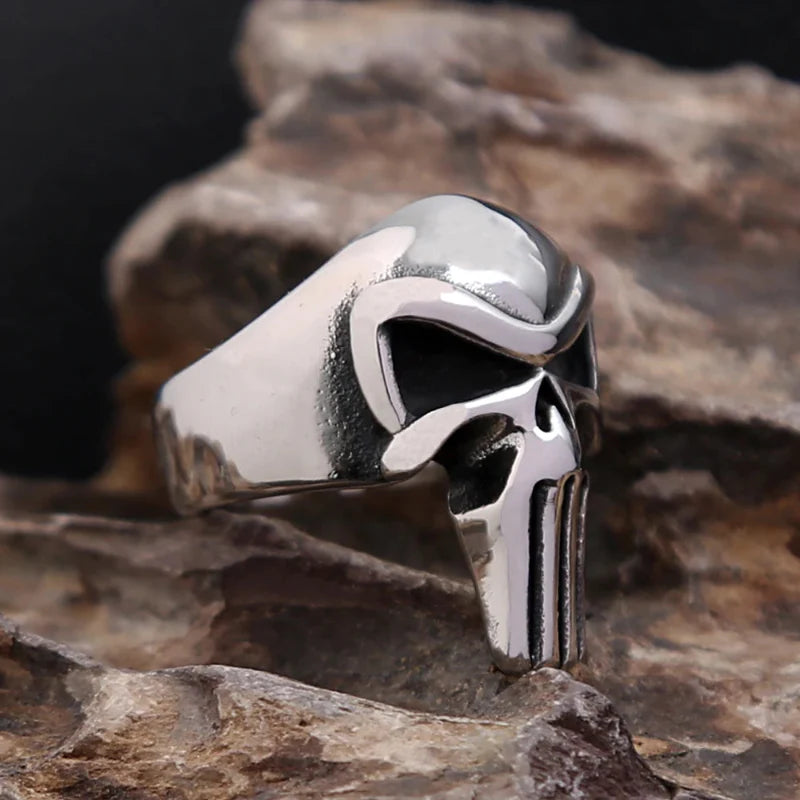 Men's Skull Head Ring Band
