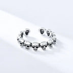 Skull Heads Ring Band