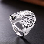 Silver Tree of Life Ring