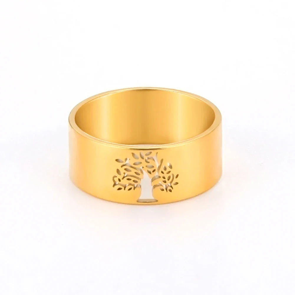 Eternity Tree of Life Ring gold