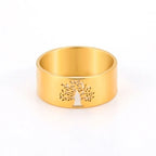 Eternity Tree of Life Ring gold