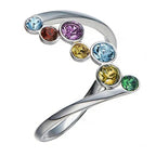 Asymmetric rainbow ring