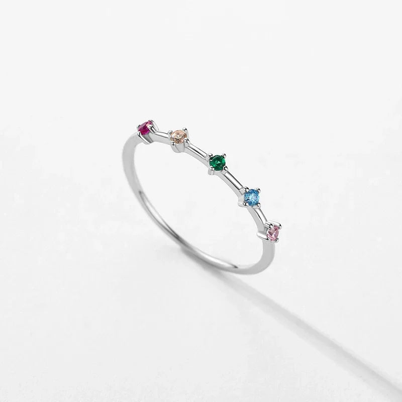Women's rainbow ring