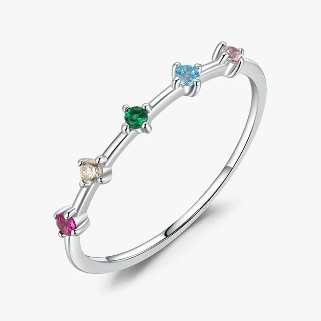 Women's rainbow ring