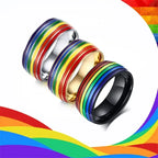 Black men’s rainbow ring