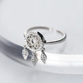 Silver Dreamcatcher Ring