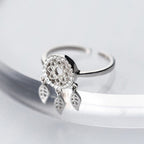 Silver Dreamcatcher Ring