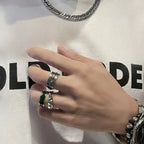 Ring with Stars Celestial Bodies