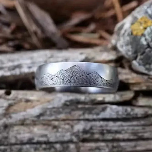 Ring with Mountains Men or Women