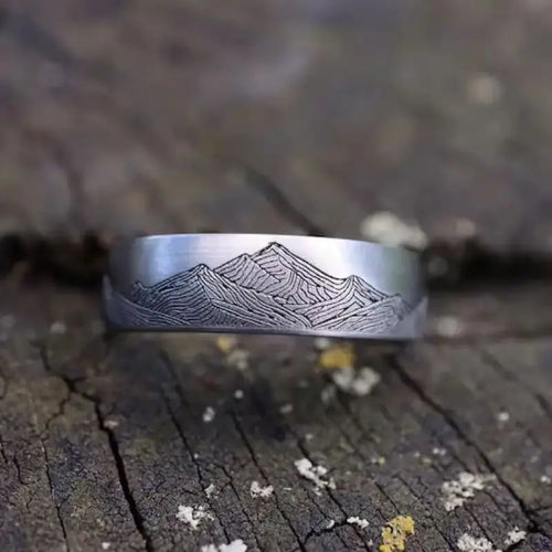 Ring with Mountains Men or Women