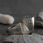 Square Ring in Egyptian Style