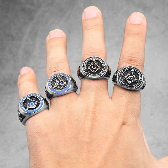 Freemasonry Signet Ring Men's Ring