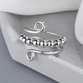 Silver Anti-Anxiety Ring for Women