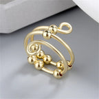 Gold Anti-Anxiety Ring for Women