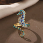 Seahorse Shell Ring