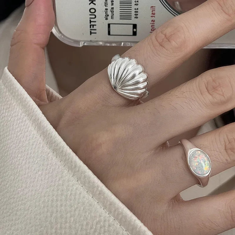 Shell Ring Scallop Shell